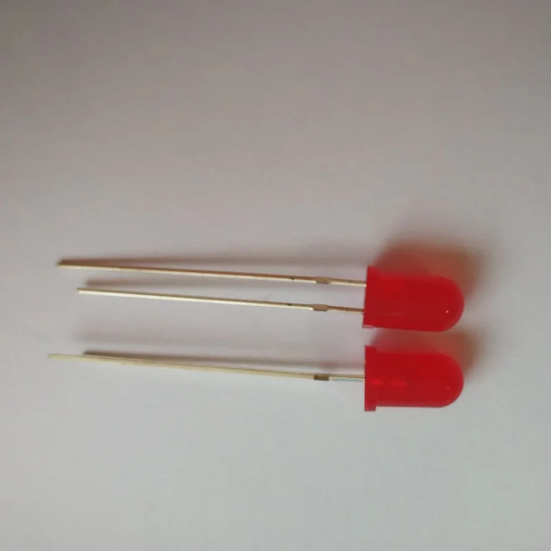 Chinese  special wavelength LED suppler hot sell T13/4 5mm 24V Red color  resistor led  lamp with ROHS at competitive price