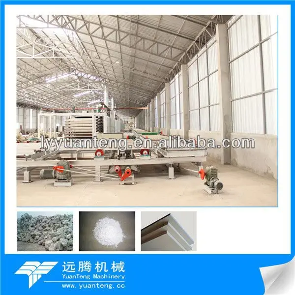 gypsum plasterboard production line