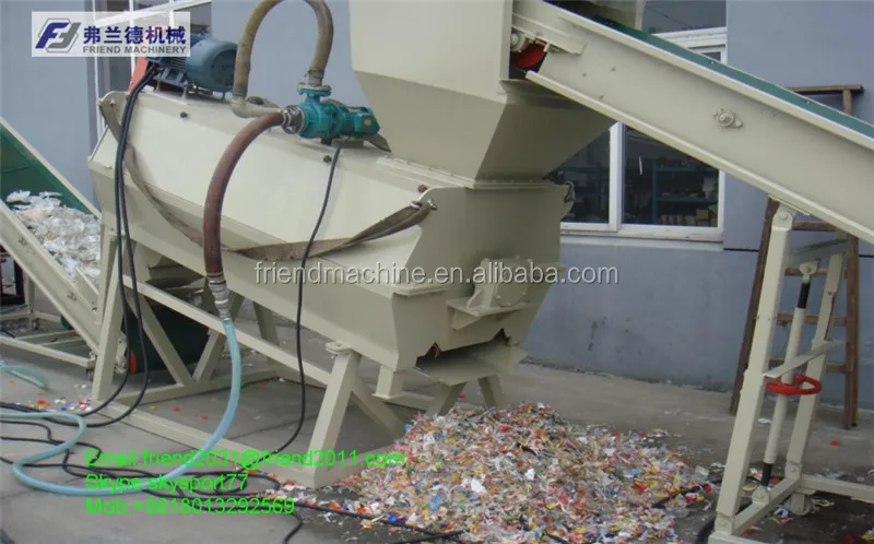 PET bottle plastic recycling line