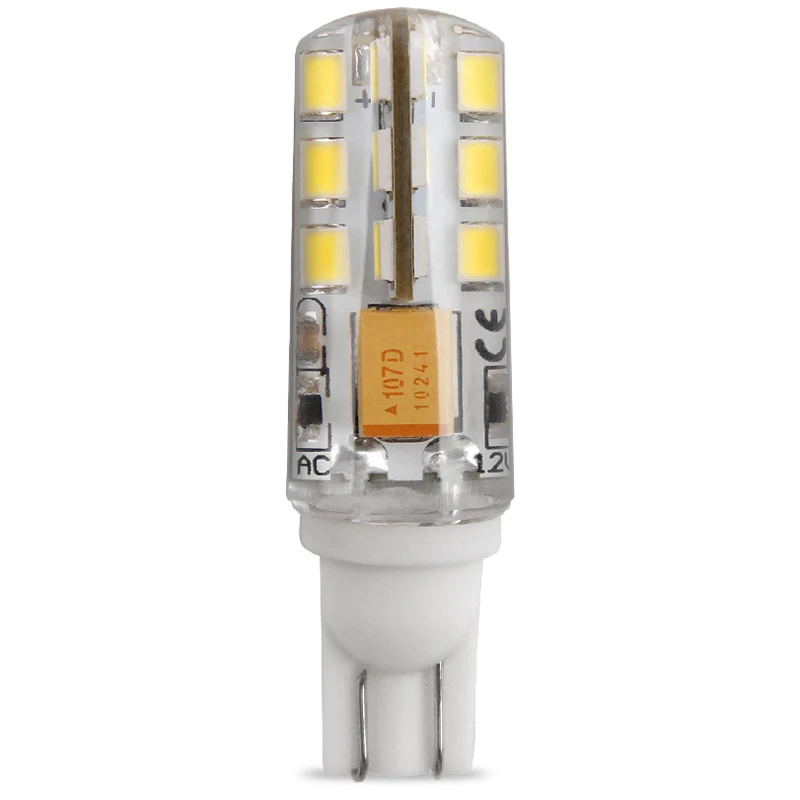 SHENPU T10 лампочка 2 Вт AC DC2V Canbus T10 SMD 2835 Автомобильный светодиодный Клин T10