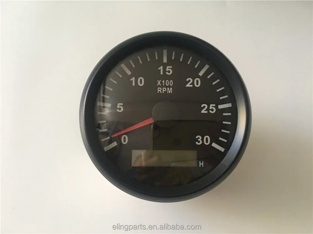 85 мм авто морской Аналоговый тахометр об/мин REV счетчик 3000 об./мин. с счетчик 9-32 В с подсветкой