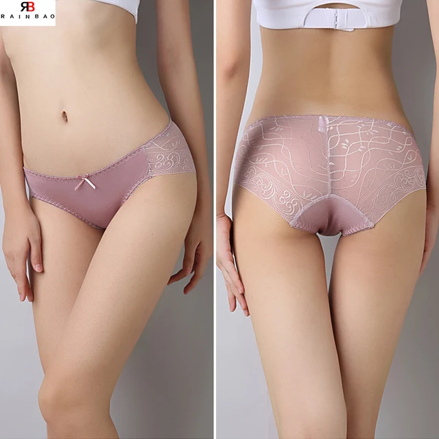 Plus Size Lady Black Lace Sexy Panties Women Underwear Boxer