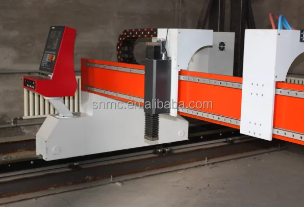 heavy gantry cnc plasma / flame cutting machine 4000x8000mm