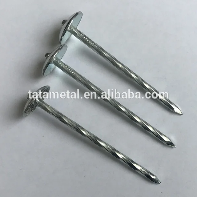 Кровельные гвозди с витой головкой