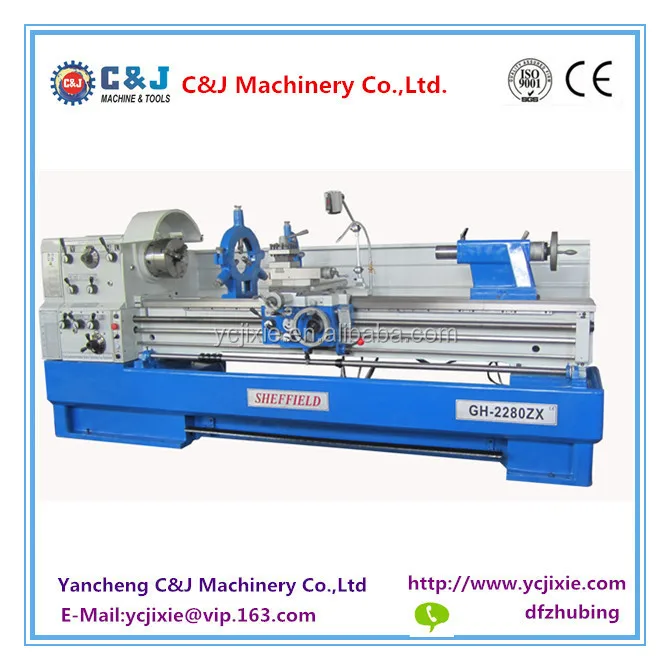 Прецизионный токарный станок C6256 gear голову станок