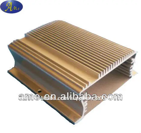 алюминиевый корпус экструзии коробки случаев радиатор