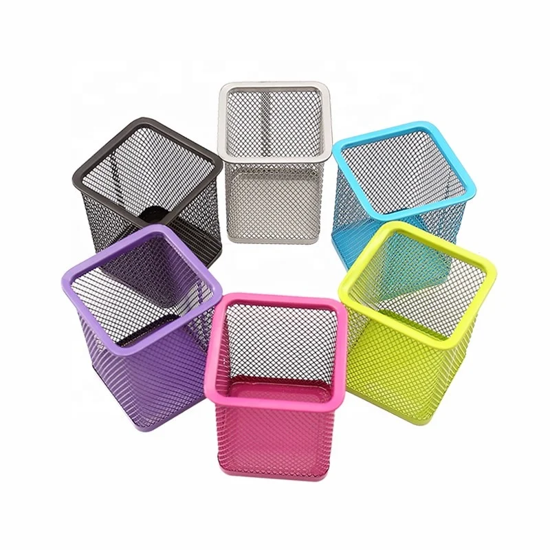 Custom desktop storage container packaging box for pen holder organize