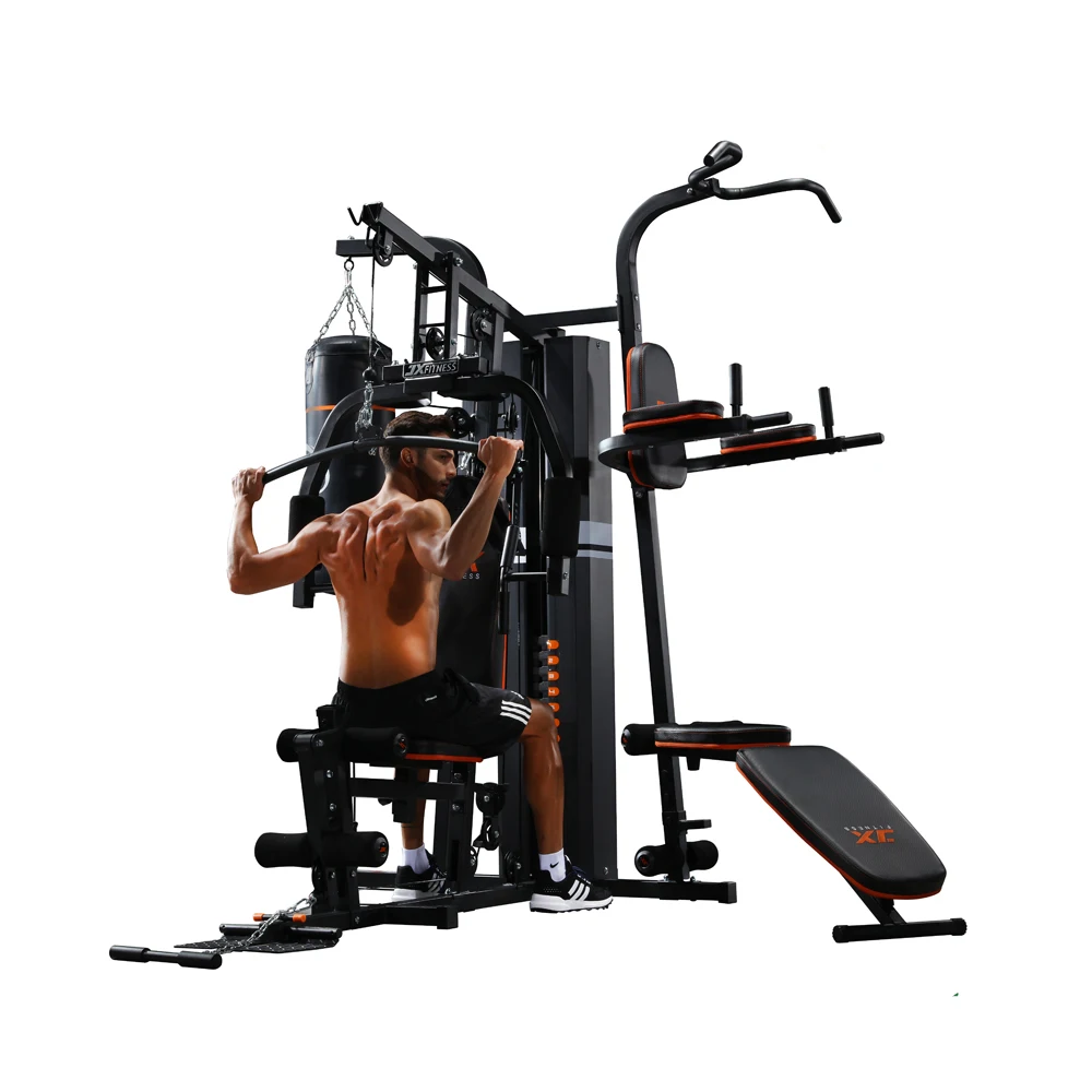 
Manufacturer Supply Three Station Home Multi Gym Indoor Fitness Equipment 