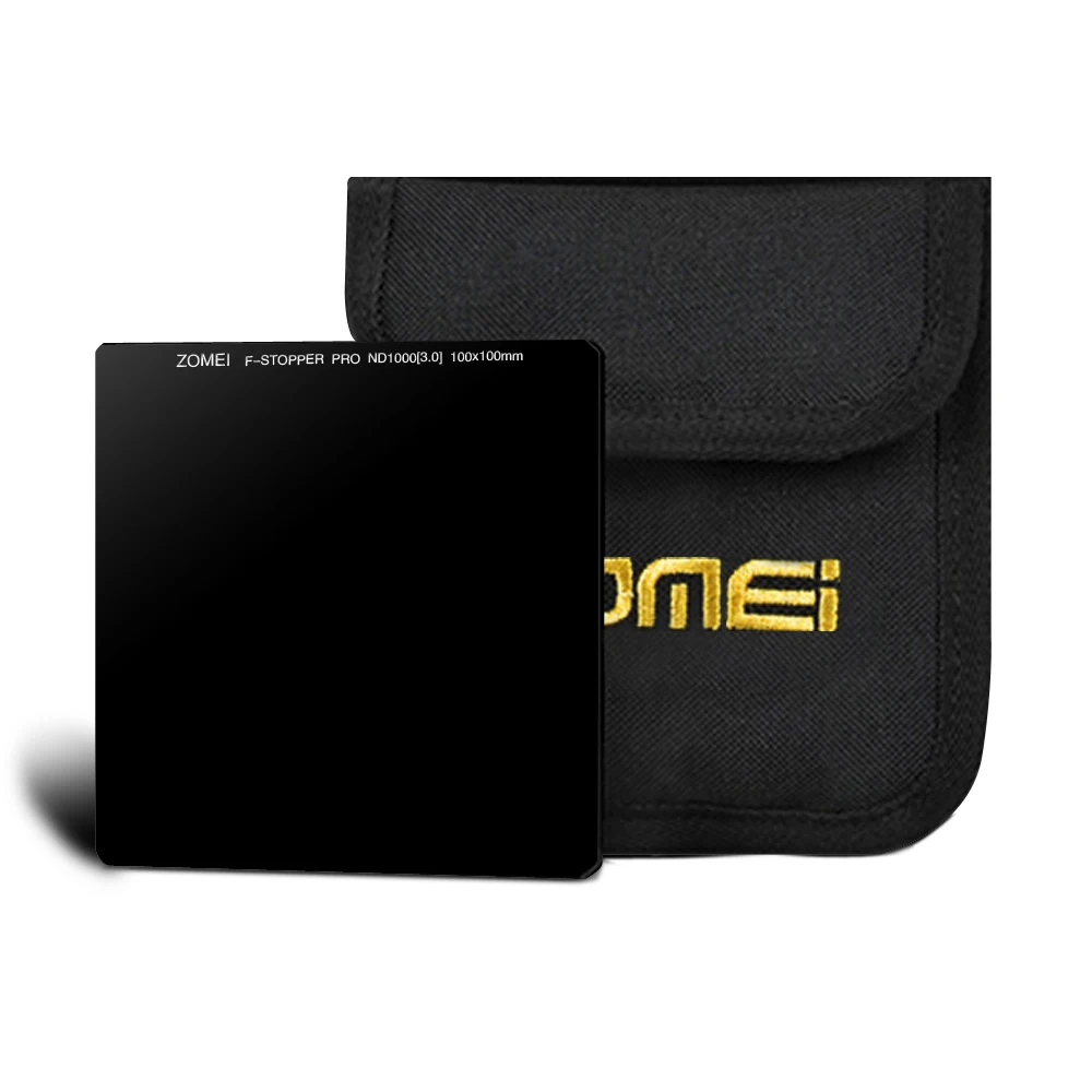 HD многослойный нейтральный фильтр для камеры ND1000 Оптическое стекло 100*100 мм