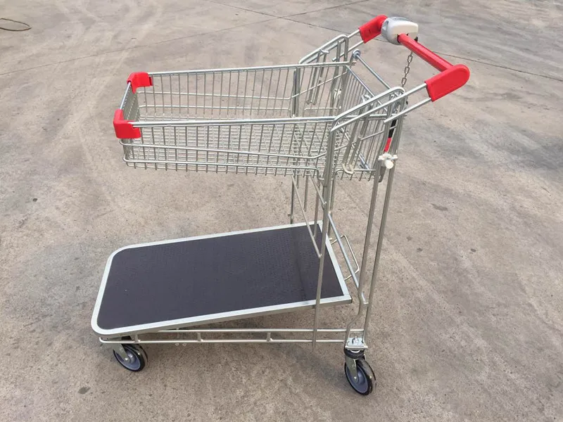 
500kgs Platform high quality foldable cargo trolley with strong frame 