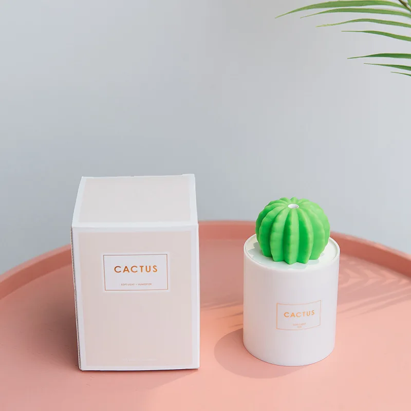 New usb mini portable air cactus humidifier for home or office