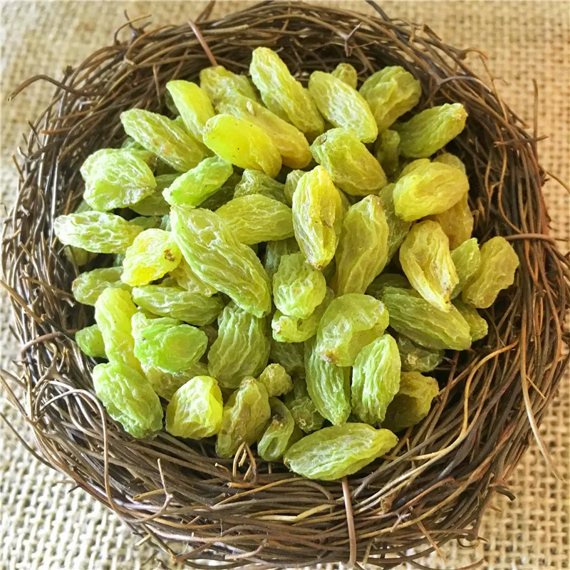 
Xinjiang kismis fruit kishmish raisins dried green raisin 