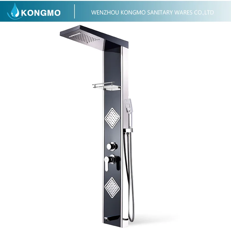 
304 массажные душевые струи тела с 4 способа душевой переключатель температура воды при стирке Сменные Колонка душевая панель системы 8002 