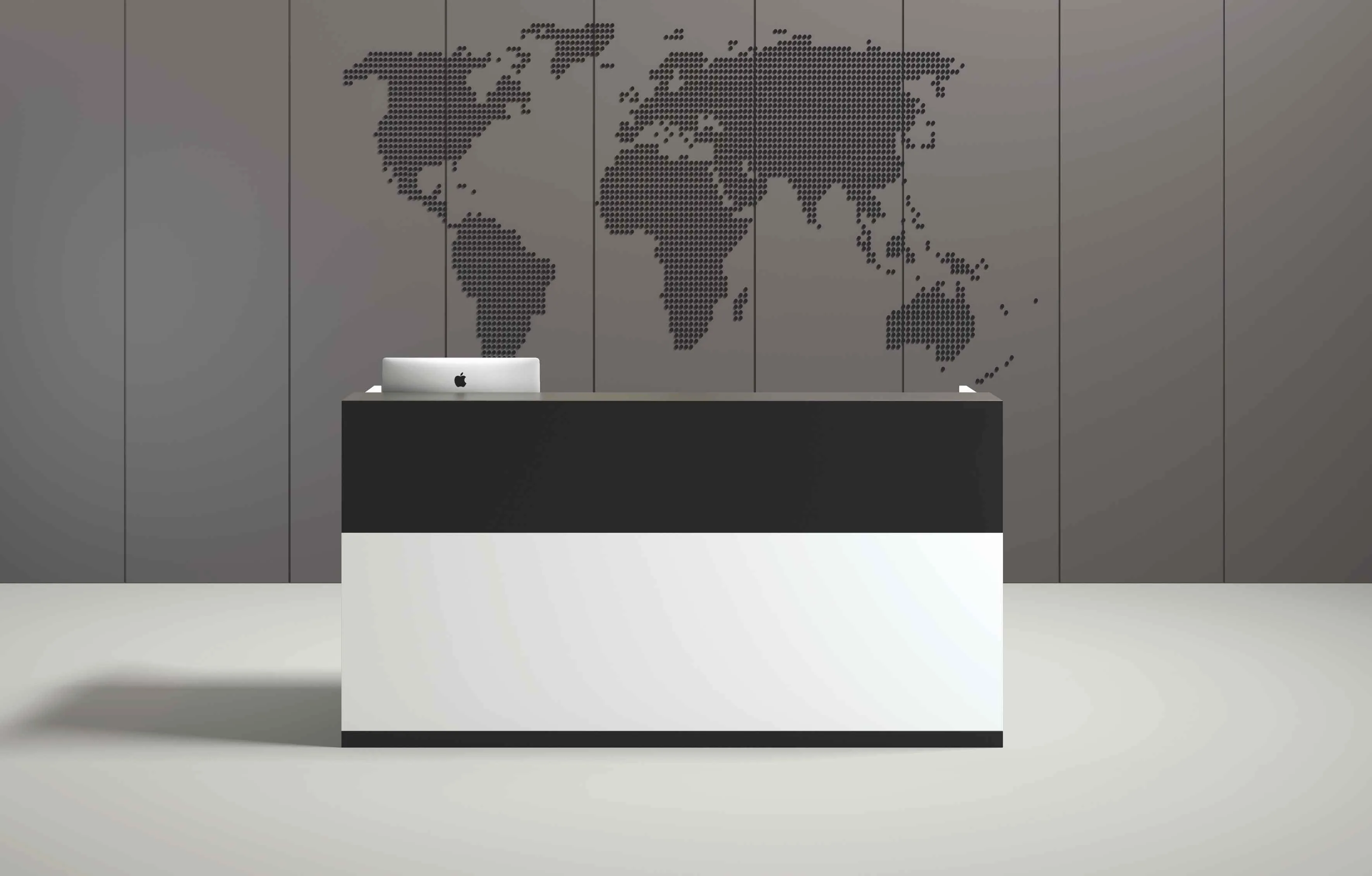 Simple design reception table modern reception desk used reception desk