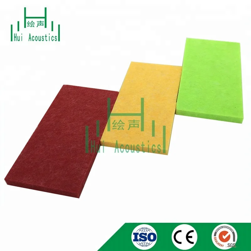 Sound Insulation Polyester Fiber Acoustic Panel Hexagon Decorative Wall Boards Soundproof Acoustic Fiber Ceiling Material