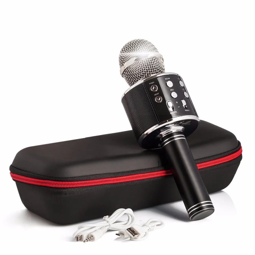 2018 Hot Sale UHF Wireless karaoke Microphone with Signal Receiver for conference system micro phone/performance