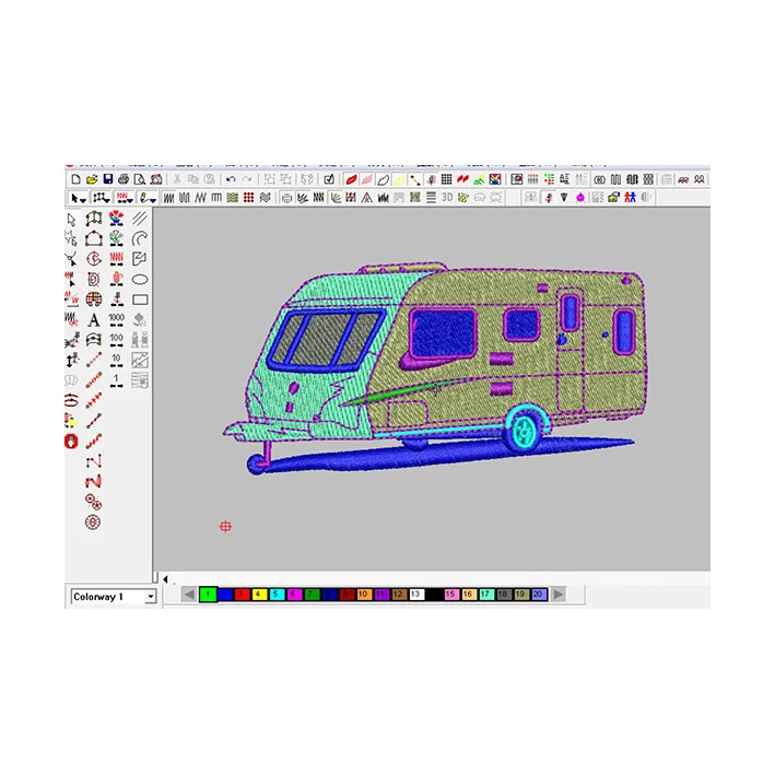 
Fast Cheap High-quality Latest Designs Patches Design Computer Embroidery Digitizing 