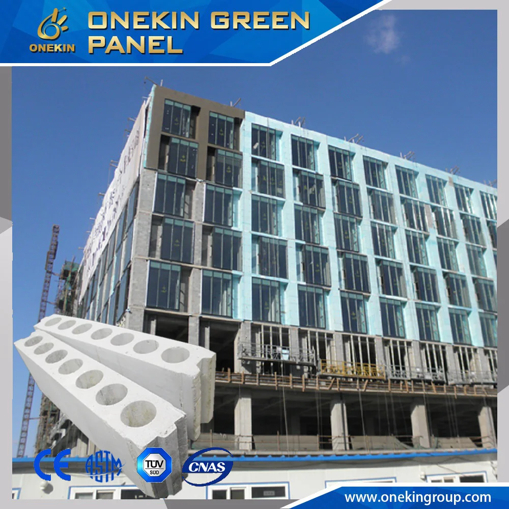 Onekin 2021 Fast Installation Wall Materials Instead Eps Cement Sandwich cheap building material Wall Panel