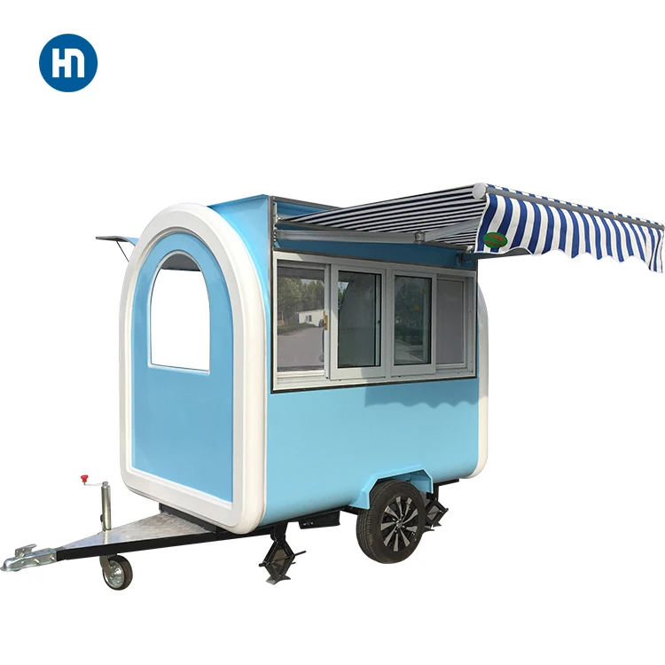 China mobile fast food burger bbq stall cart , kiosk ambulant coffee cart trailers