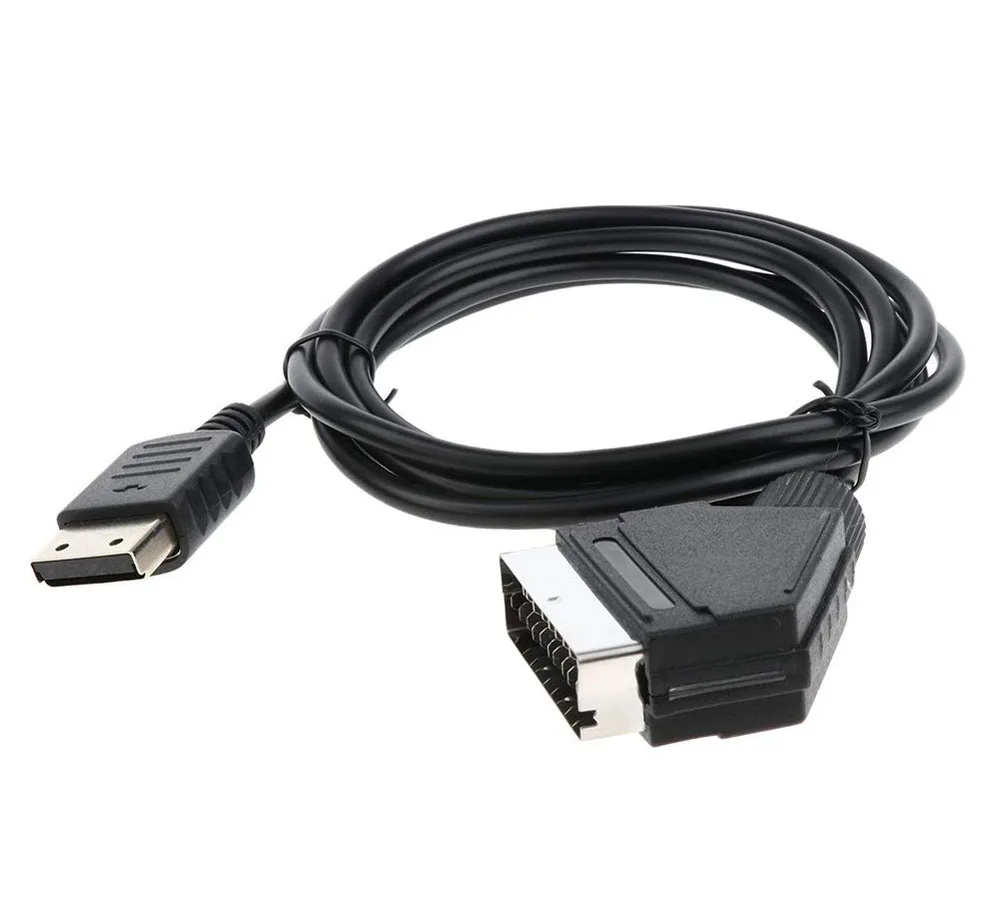 1.8M 6FT DC Scart RGB AV Cable Audio Cable Cord Lead Video Connector for Sega Dreamcast