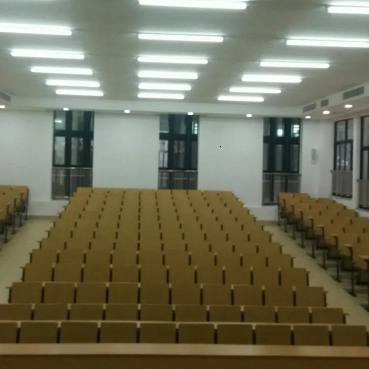 College Furniture Lecture Hall Wooden Folding Step Middle School Sets Students Desk