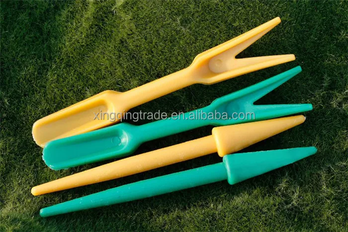 2pcs / set Transplanting Device Planters Dig Tool for Seedling Garden Nursery Trays