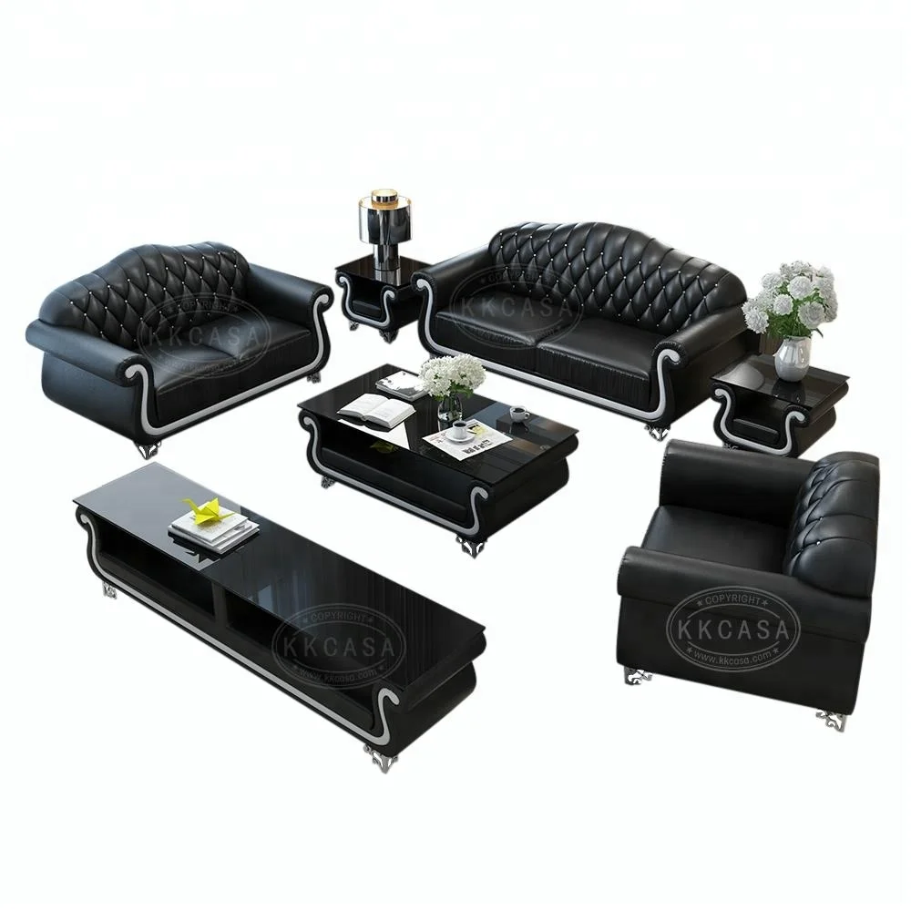 Luxury Italy Life Used Style Living Room Modern Furniture sofa set