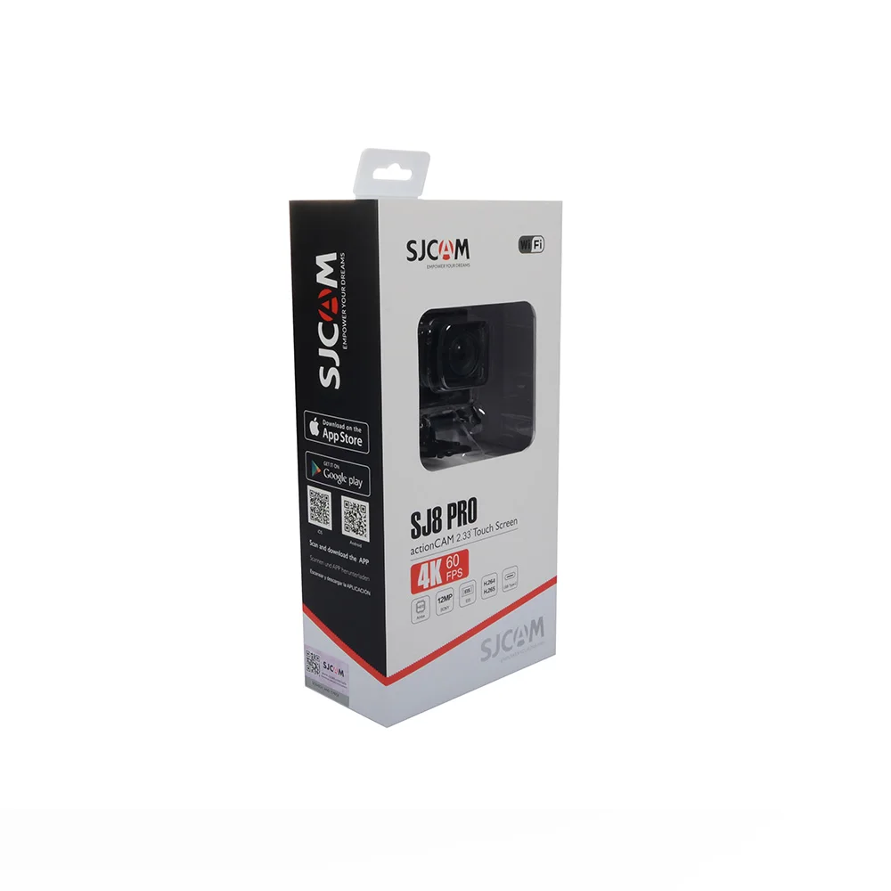 Экшн-камера SJ8 PRO, 4K/60FPS, Wi-Fi, сенсорный экран 2,3 дюйма, широкий угол обзора
