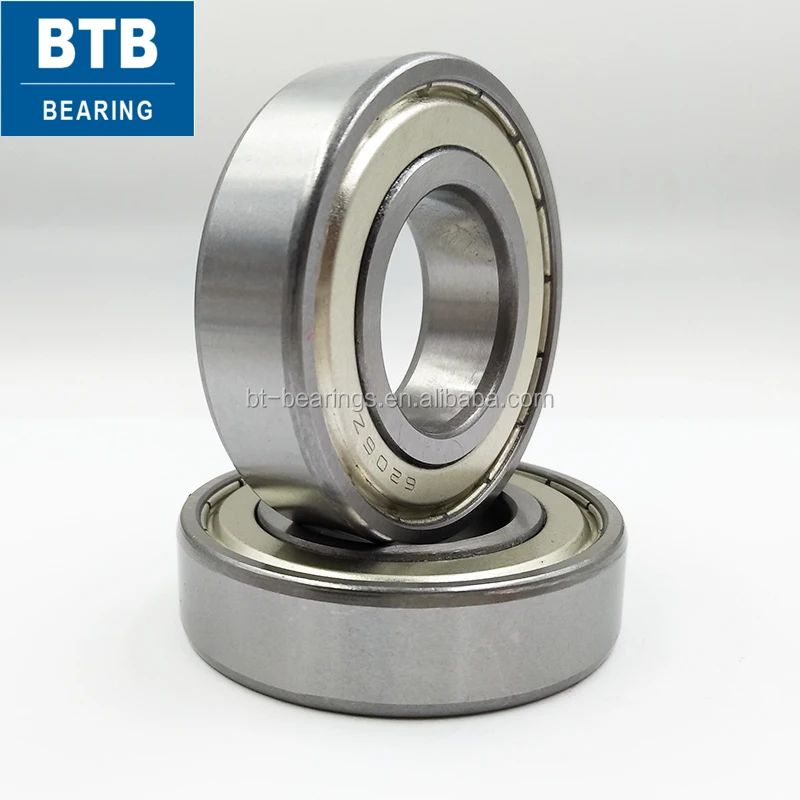 P6 (ABEC-3) deep groove ball bearing 6206 ZZ with dimension 30x62x16 mm