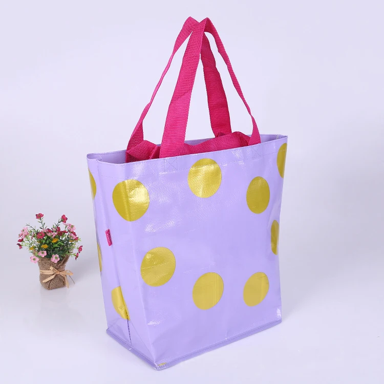 China Factory Custom Recycled PP Laminated Woven Shopping Bag