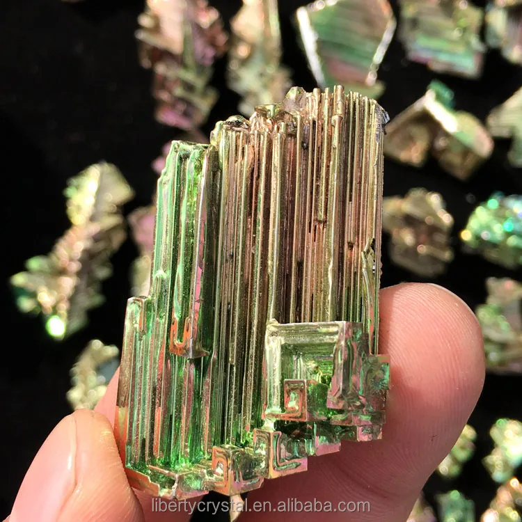 Wholesale Natural Fancy Bismuth Mineral Ore Crystals for Sale