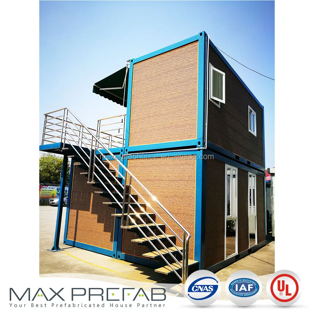 Flat Pack Container Coffee Shop Fast Constructed Prefabricated Steel House