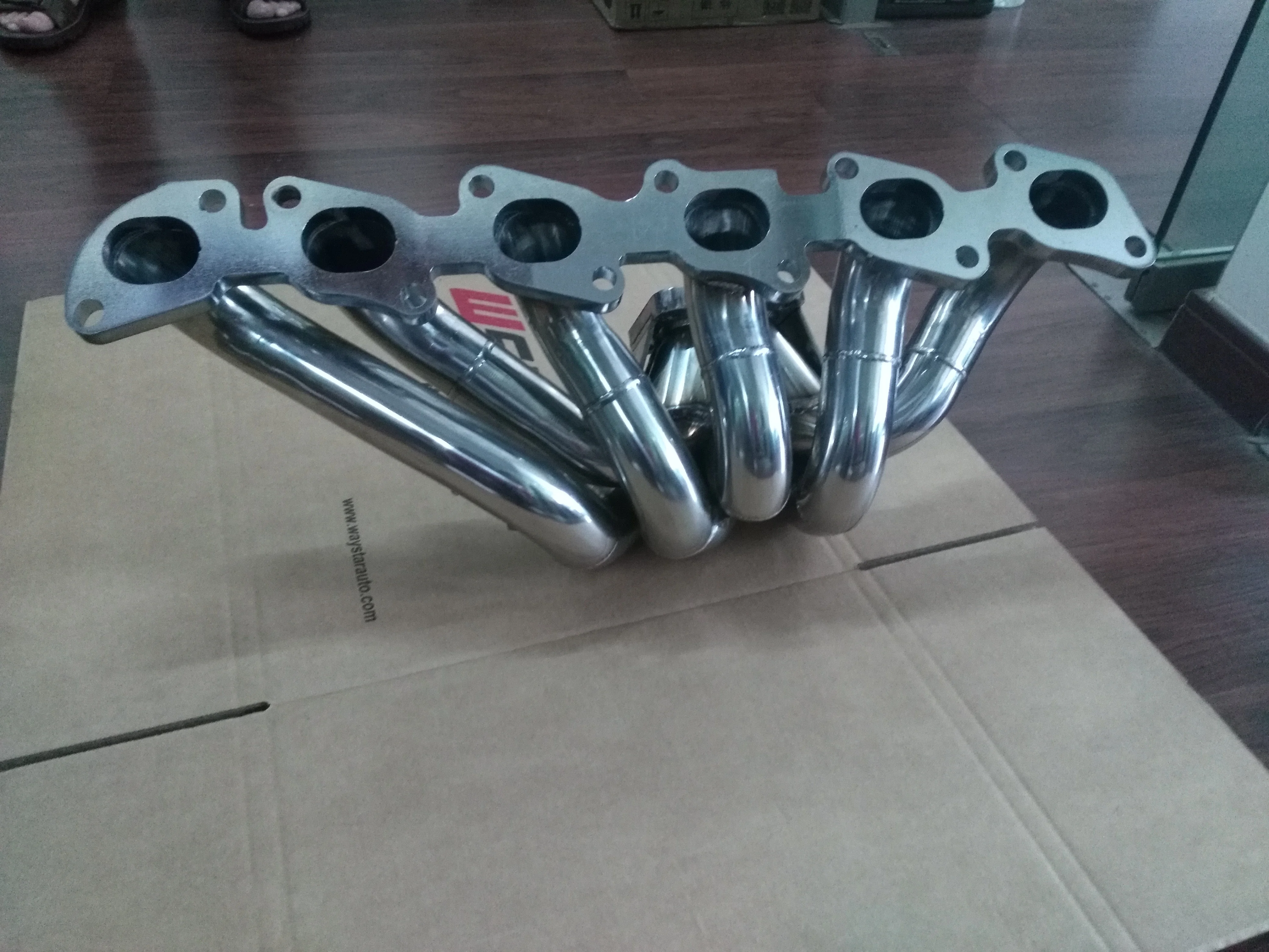 stainless steel turbo exhaust manifold for nissan patrol y61TB48 manifold