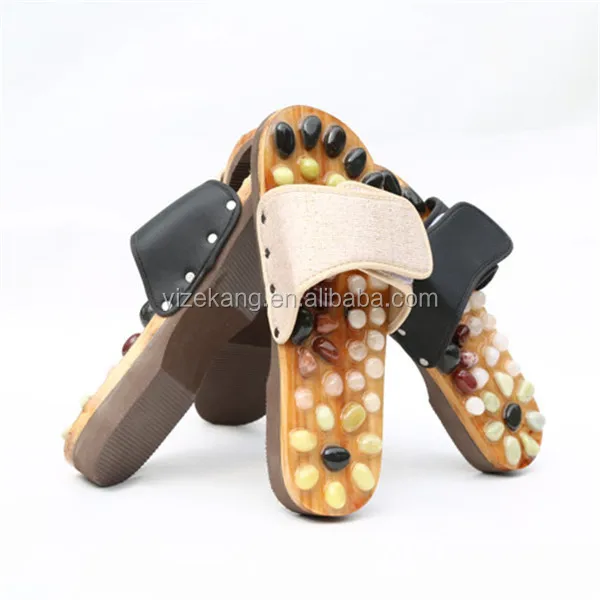 
natural stone Massage slipper,acupuncture foot massage shoes 