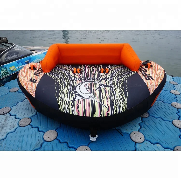 Swordfish 2018 New Water Sports 3 Person Speedy Fun Inflatable PVC Jet Ski Towable Tube