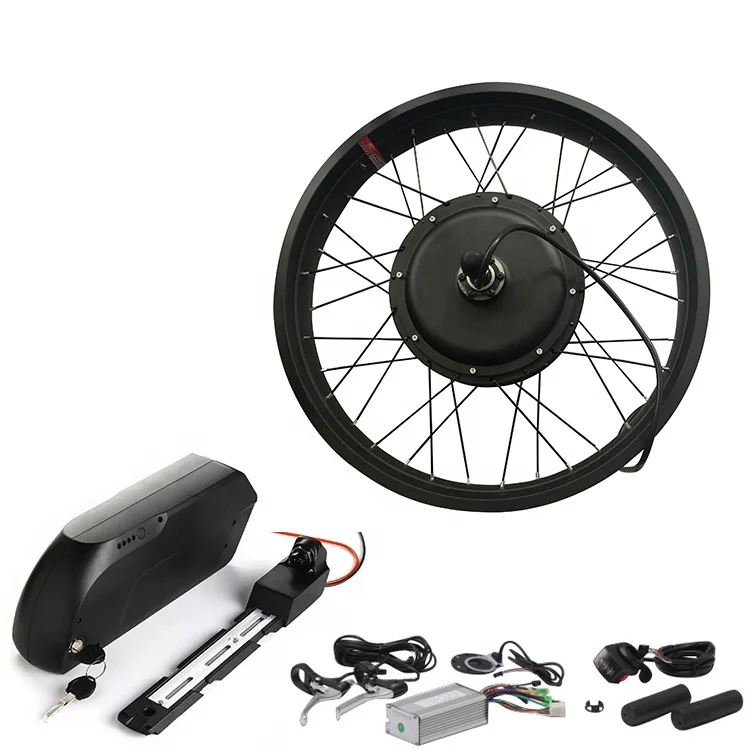 48v 1500w 2500w 26 ebike electric conversion front kit with battery 20 inch