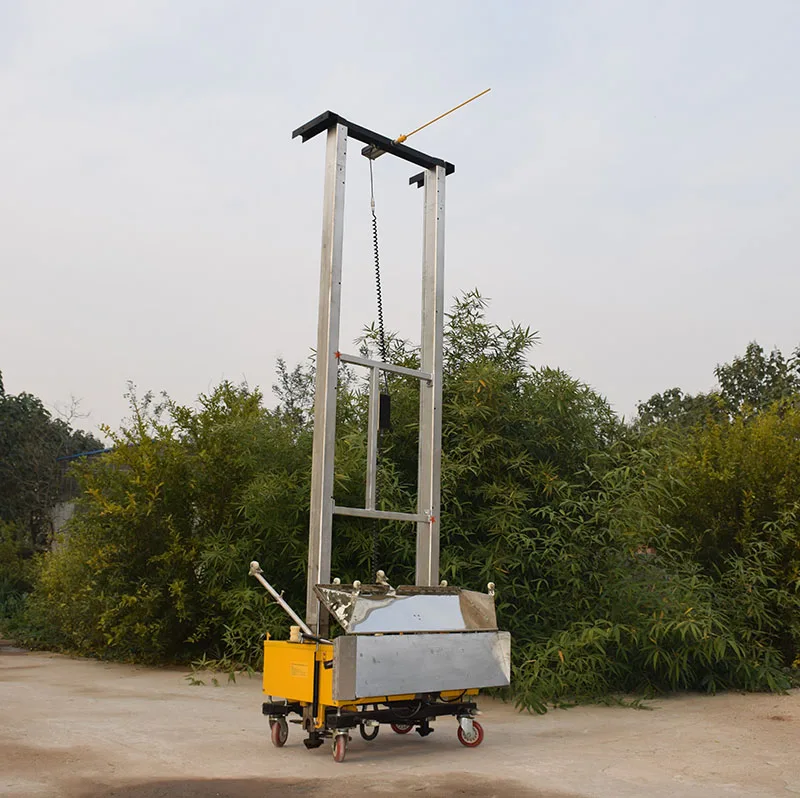 Dingyuan new technique auto plastering machine in india