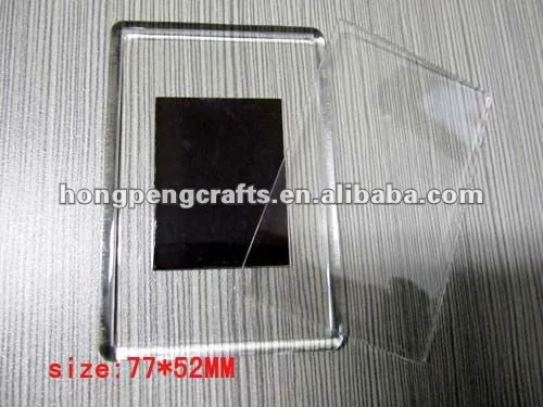 
Acrylic blank photo frame fridge magnet 