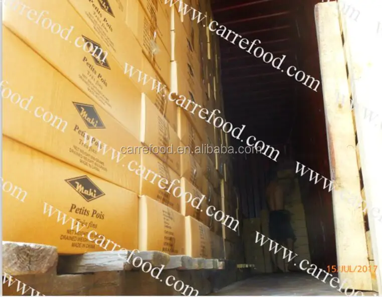 Зеленый гигантский сладкий горох от fujian carre food co