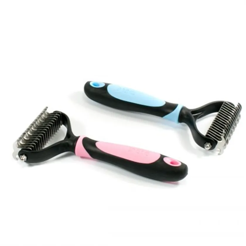 Расческа для вычесывания собак, профессиональный уход за собаками, средний и большой размер