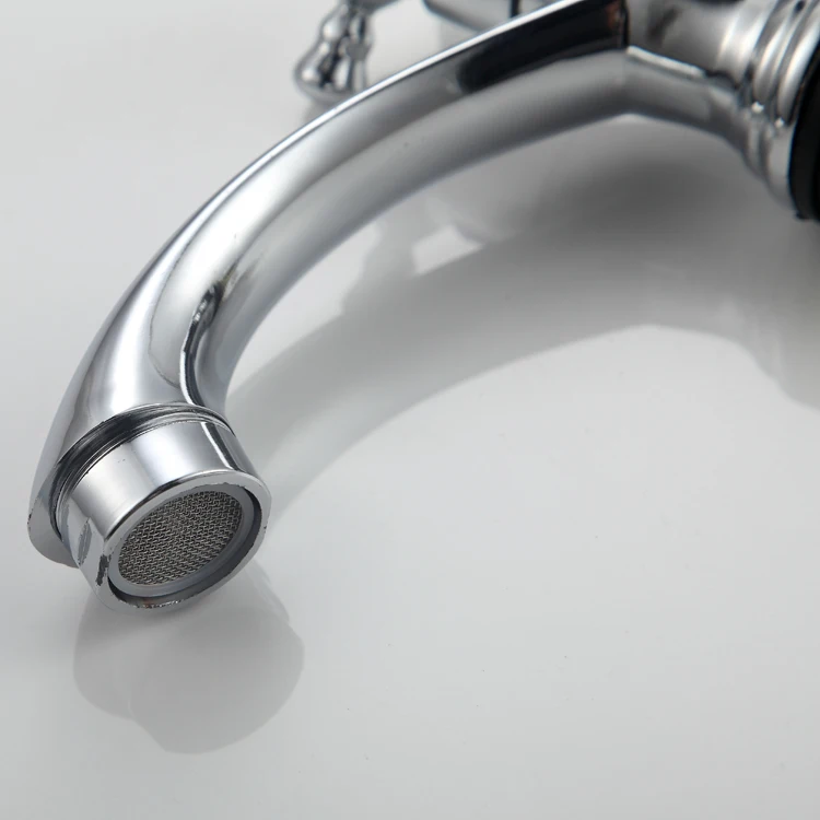 Hot Sales Deck Mounted Polished Chrome Finished Single Cold Water Faucet Lavatory Basin Sink Faucet