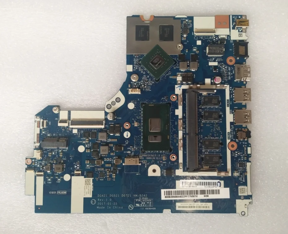 5B20N98440 материнская плата для Ideapad 520-15IKB Системные платы I5-7200U 4G NOK