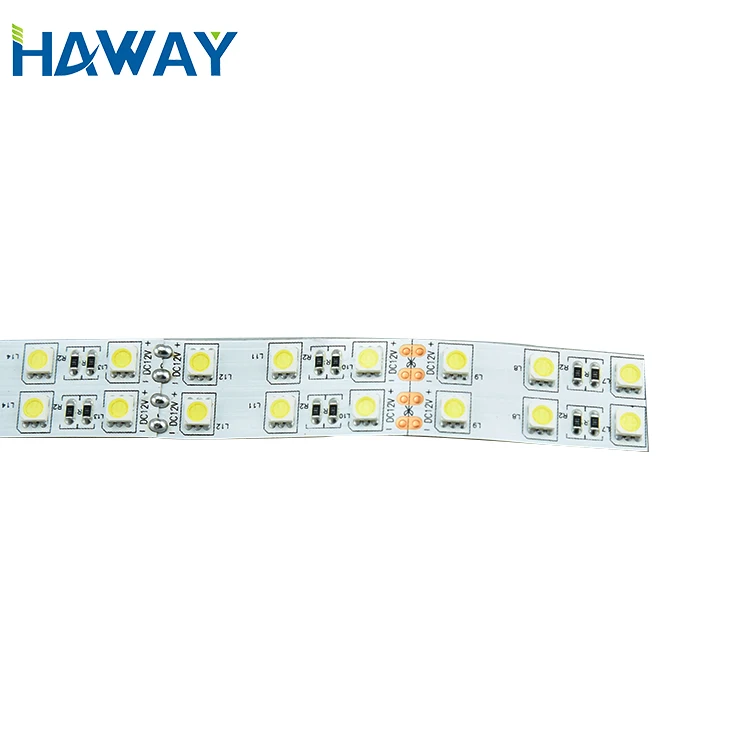 
Hot selling Super brightness 28.8W/M SMD5050 120LED/M DC24V freezer led rigid strip light with 3 years guarantee 