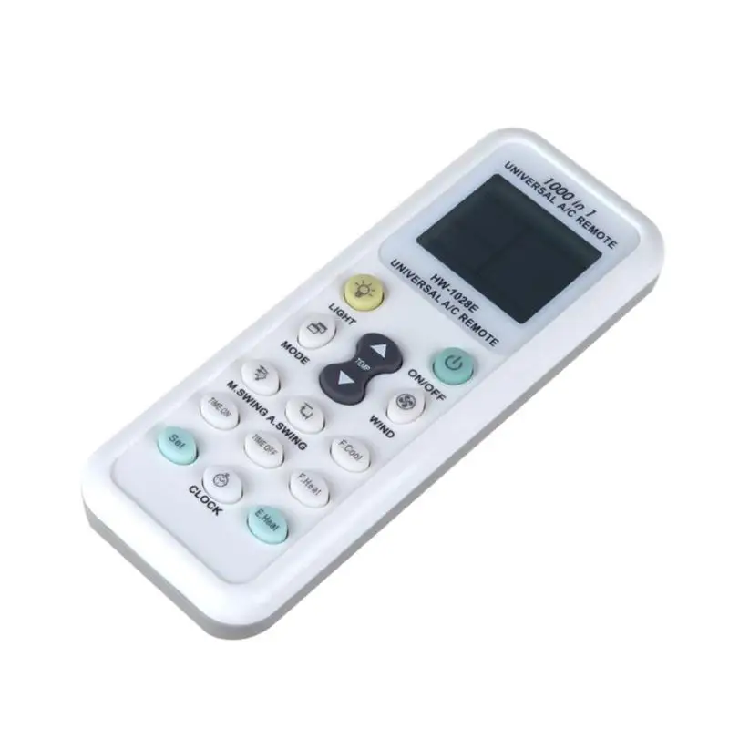  Бесплатная доставка точка-точка технологии K-1028E 1000 в 1 Универсальный ЖК-дисплей A/C Мули пульт дистанционного управления для кондиционер постоянного