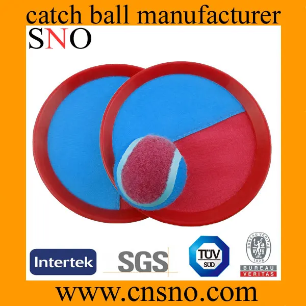 18.5cm for over 7years children plastic catch ball set Sticky catch ball