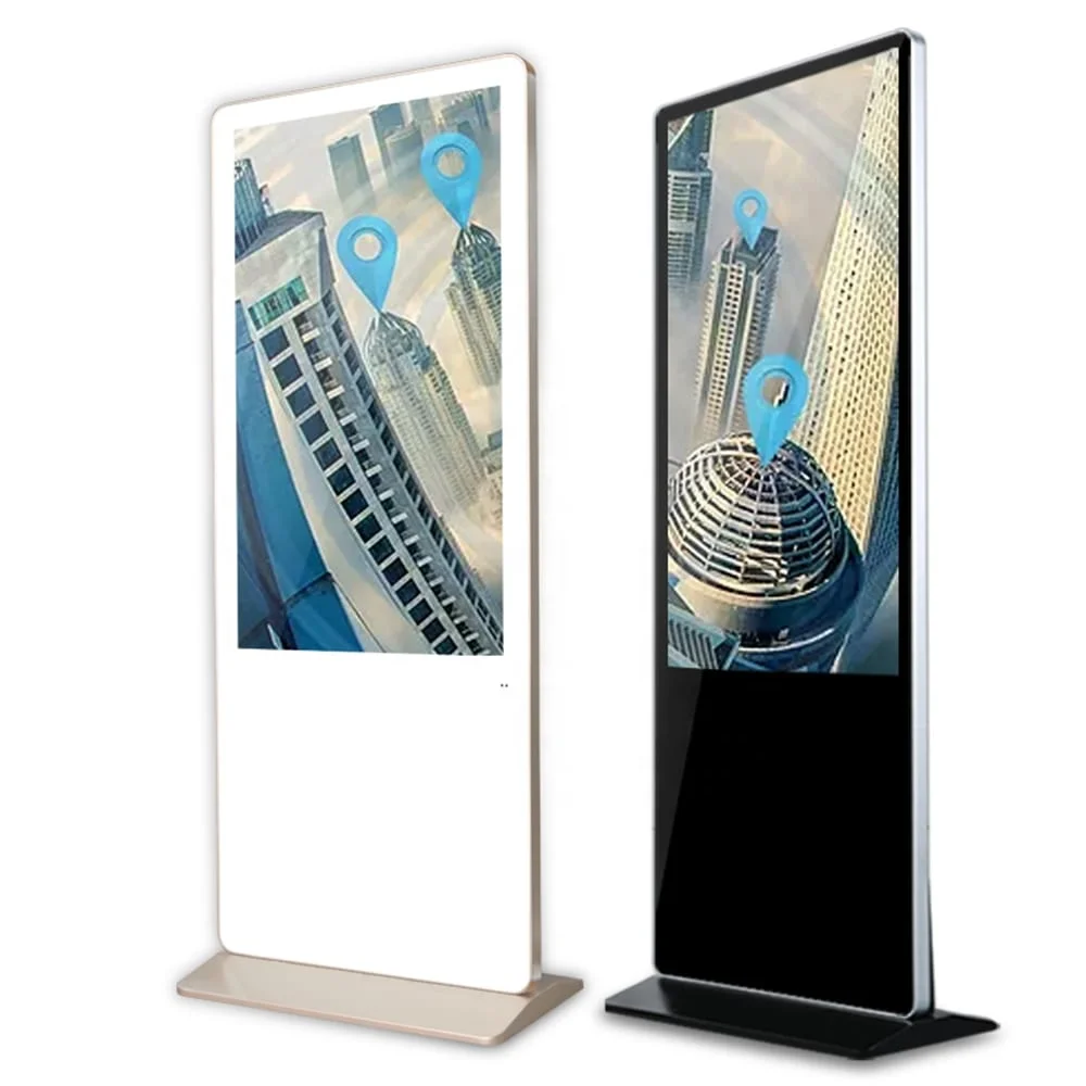 55inch Free Stand All In One Pc Android Information Interactive Display Touch Screen Advertising Kiosk