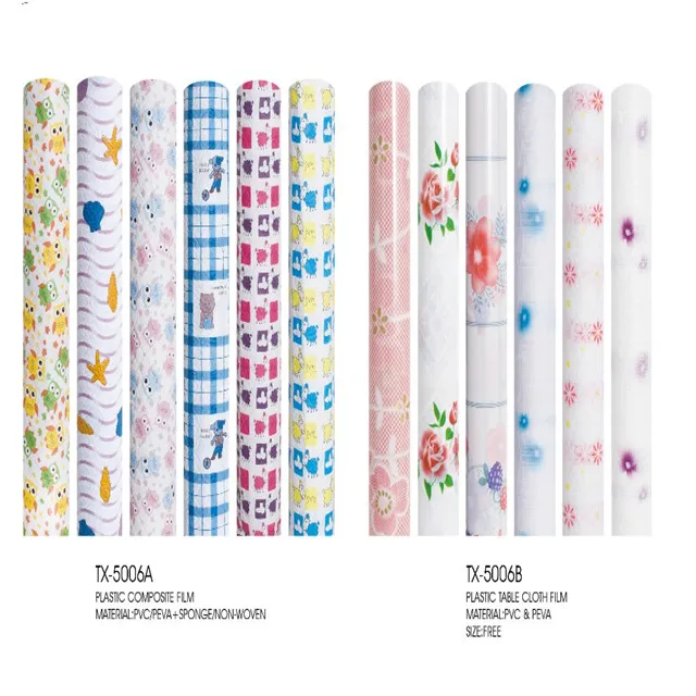 Wholesales high quality printed plain plastic pvc films rolls