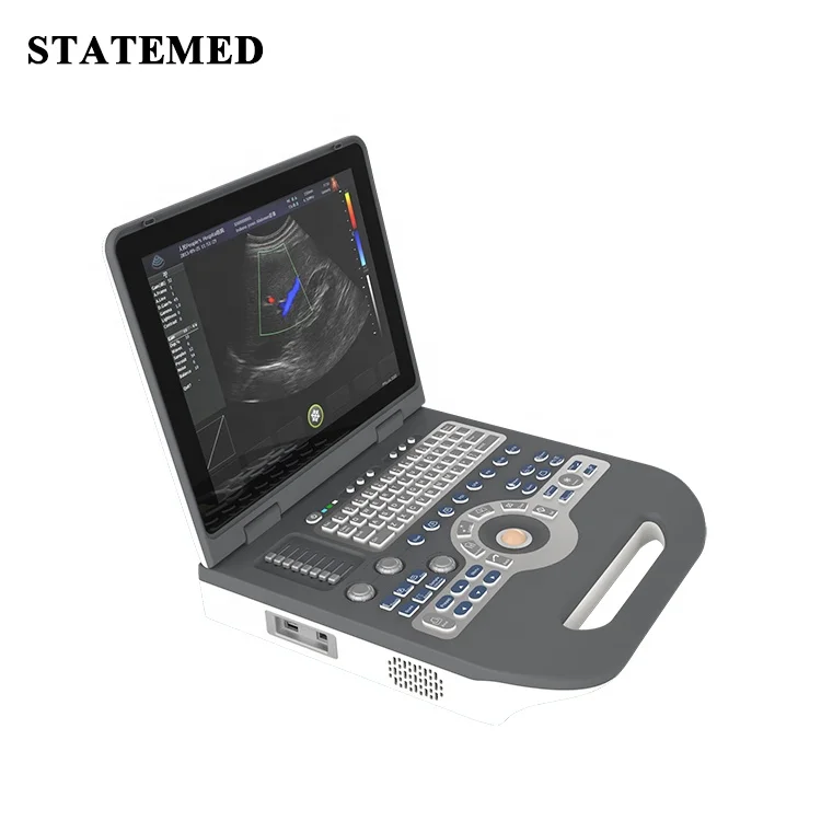 15 Inch portable digital ultrasound diagnostic system 128 element ultrasound with convex probe