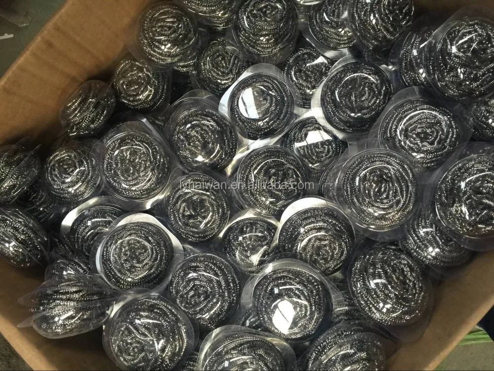 stainless steel scrubber,iron sponge,steel ball from manufacturer+8618315708563