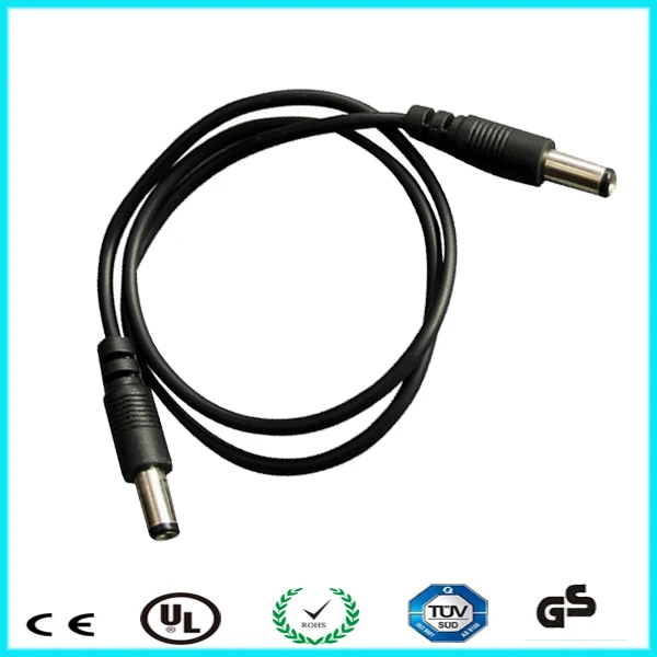 5.5.2.5mm прямо dc разъем питания с кабелем